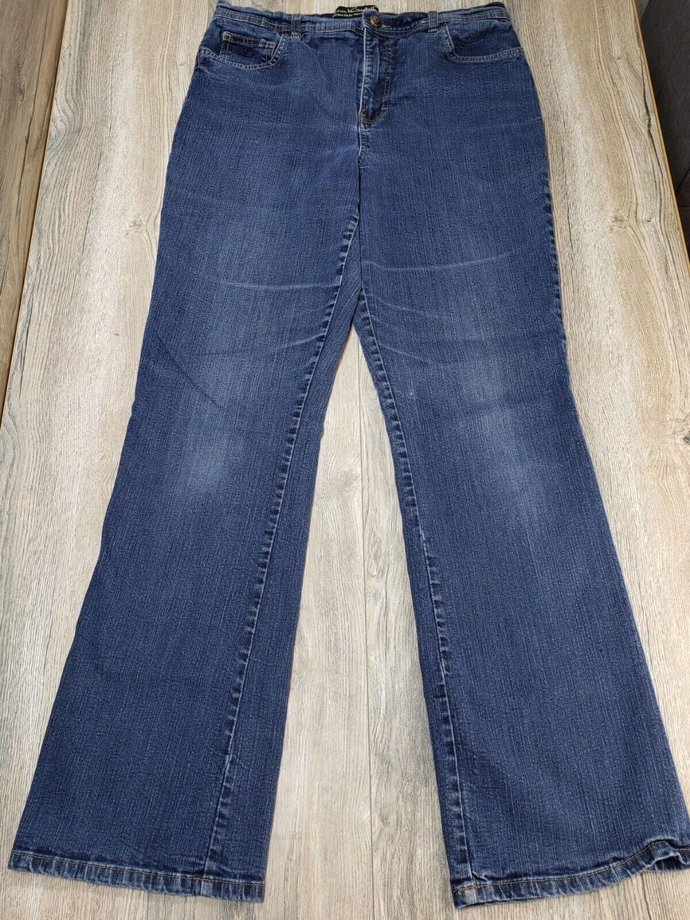 Gloria Vanderbilt Amanda Jeans Women's 12 Blue Denim High Rise 30" Inseam